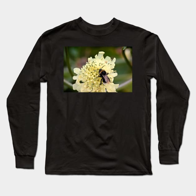 How to Bee Happy Long Sleeve T-Shirt by InspiraImage